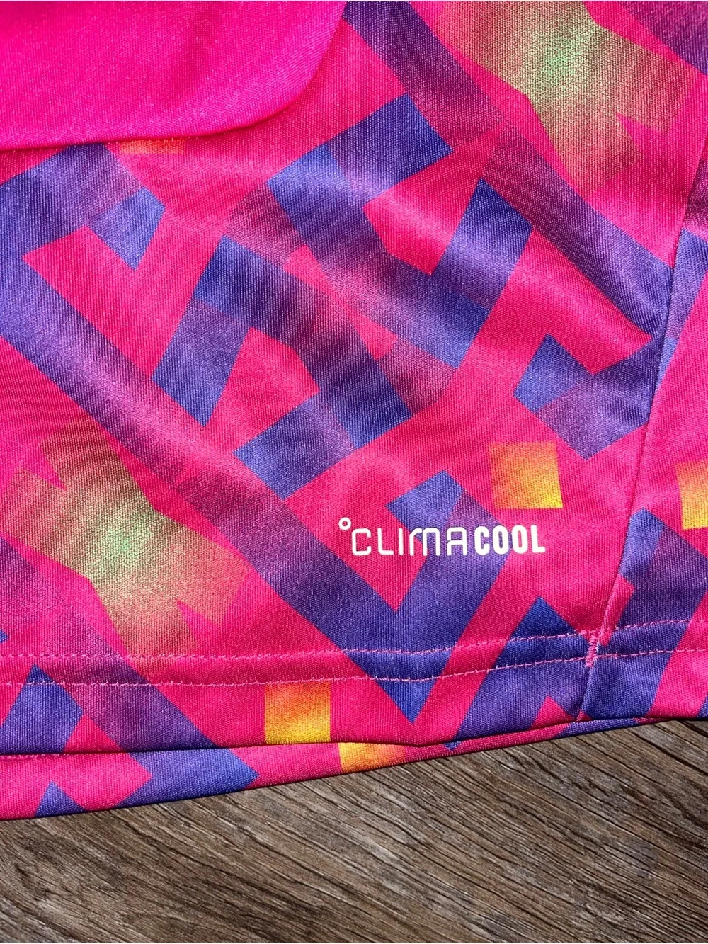 adidas Mexico Bright Pink Soccer Jersey with Multicolor Panels